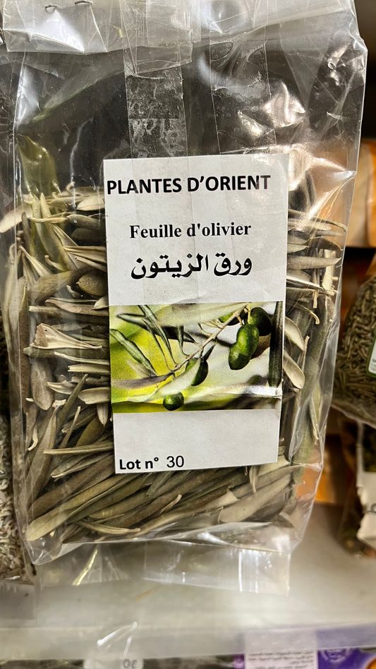 Feuilles d'olivier - Sachet de 50g
