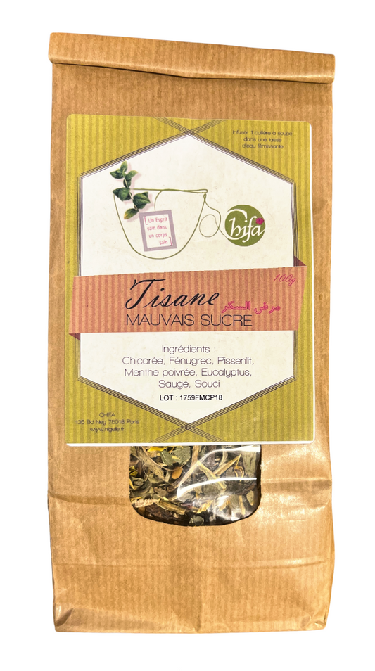 Mauvais Sucre - Tisane 100% naturelle - Chifa - Sachet 100g