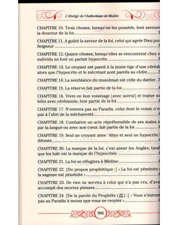 L'abrégé De L'authentique De MUSLIM (مختصر صحيح مسلم) - Par l'imam Al-Mundhiri, LOT DE 2 VOLUMES, Bilingue (Français- Arabe Vocalisé)