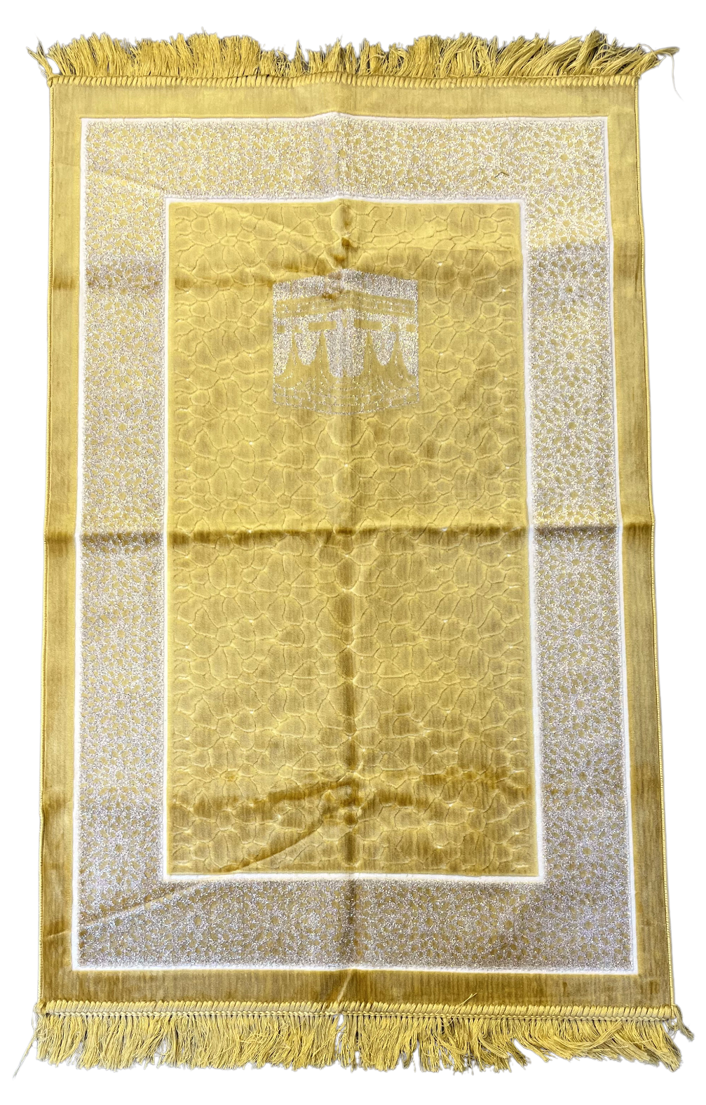 Tapis de prière de qualité premium - Made in Turkey - Jaune