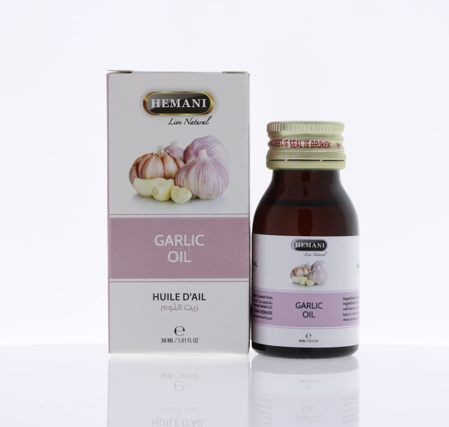 Huiles naturelles - Hemani - 30ml (28 huiles disponibles)